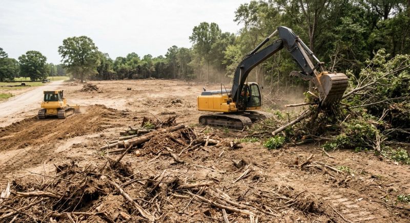 Commercial Land Clearing in Houston, TX